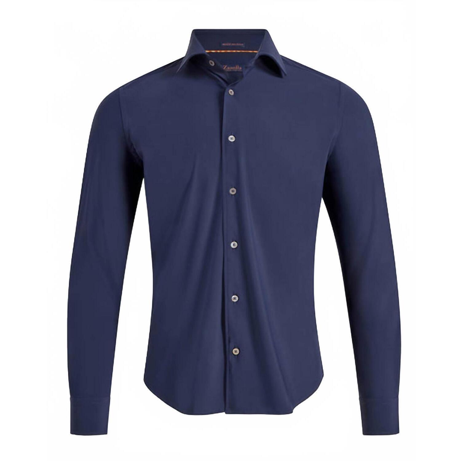New Zanella Men's Piccadilly Shirt In Navy